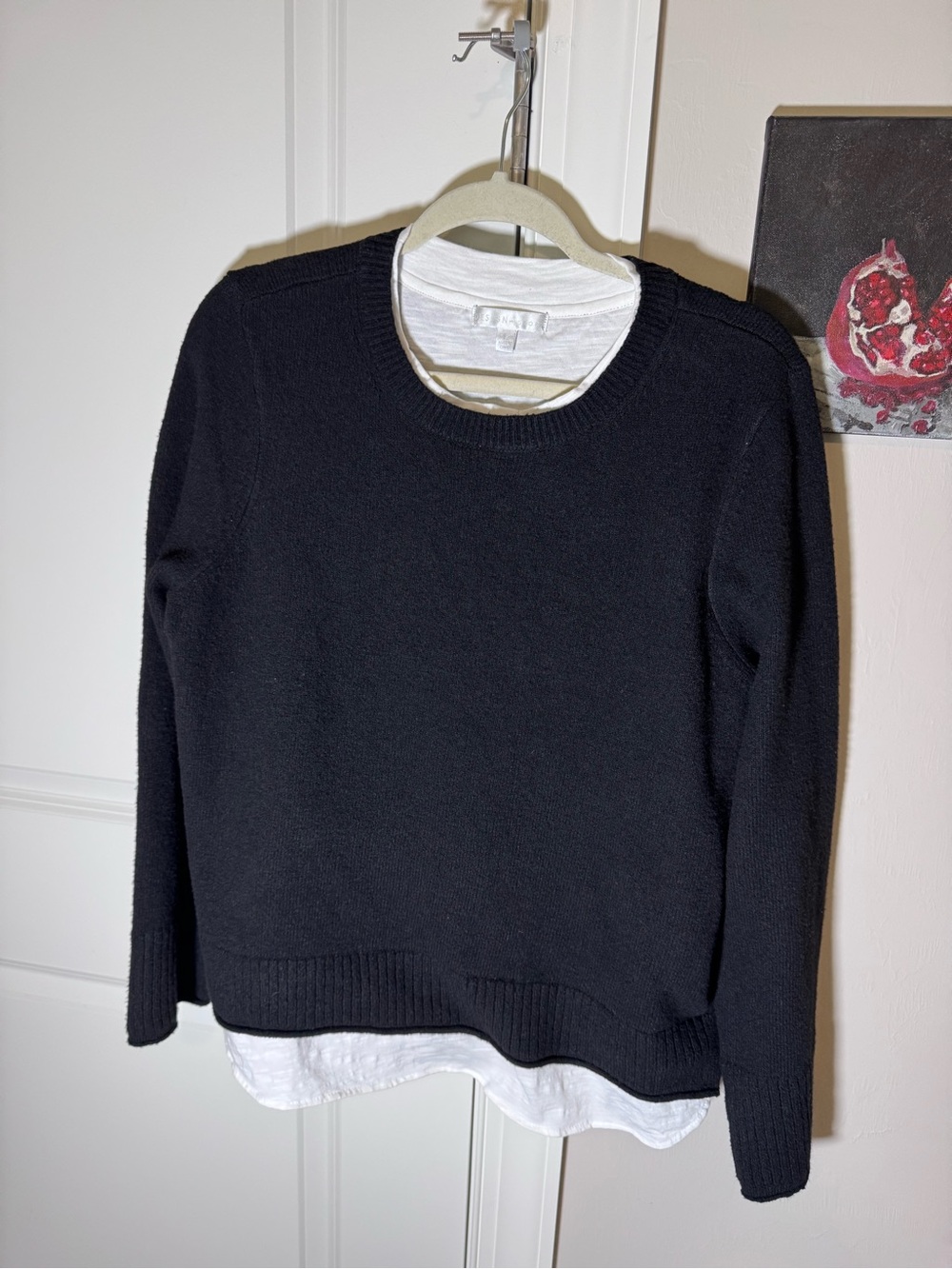 Design History Black Crewneck Women's Sweater